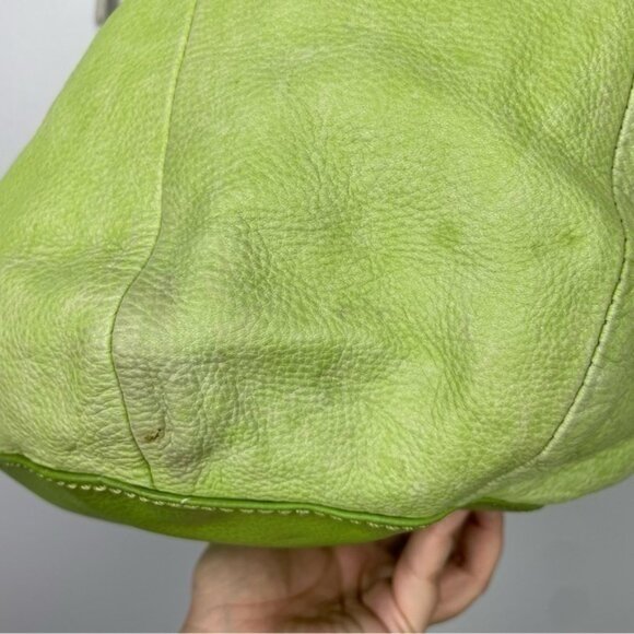 The Sak Pastel‎ Green Leather Bucket Bag - Picture 7 of 16